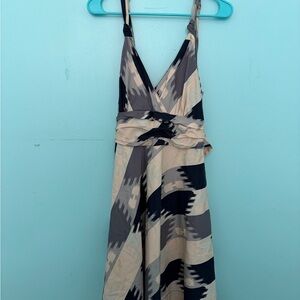 Marc By Marc Jacobs Beige and Black Maxi Dress